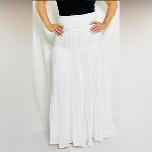 Elegant White Maxi Skirt… the measurements in this picture are for size large